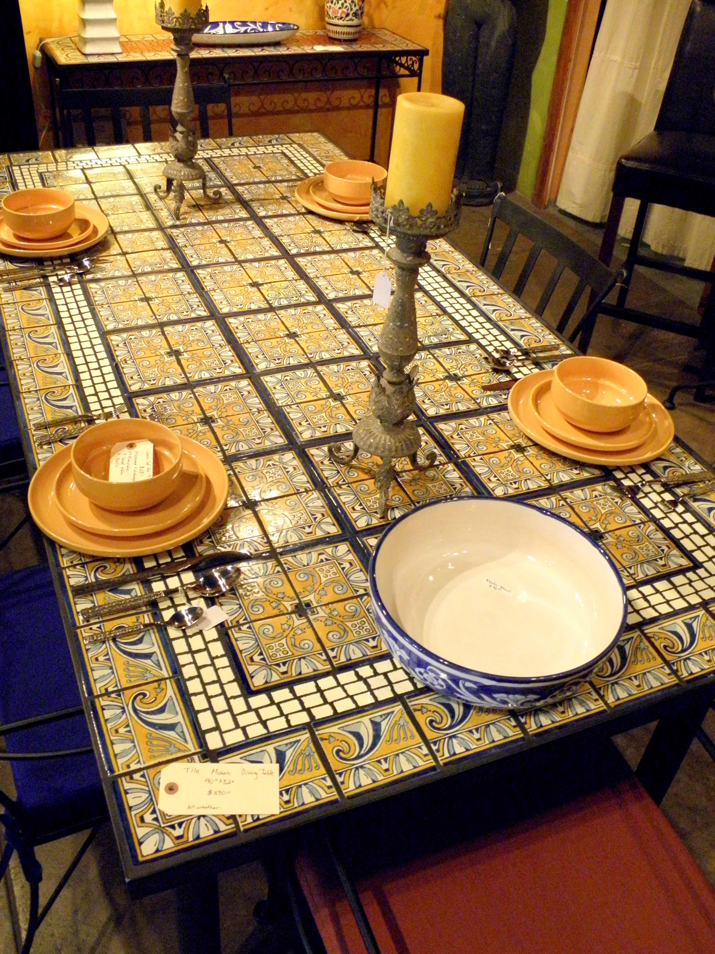 Mosaic Dining Table