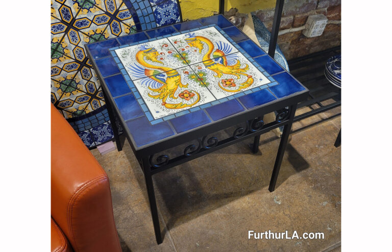 Deruta tile italy coffee side table