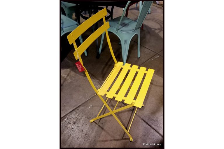 Folding Honey Fermob patio chair