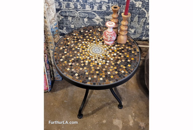 Glass mosaic outdoor indoor dining table