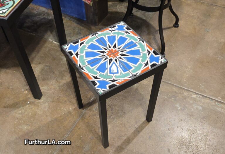 Malibu tile side table