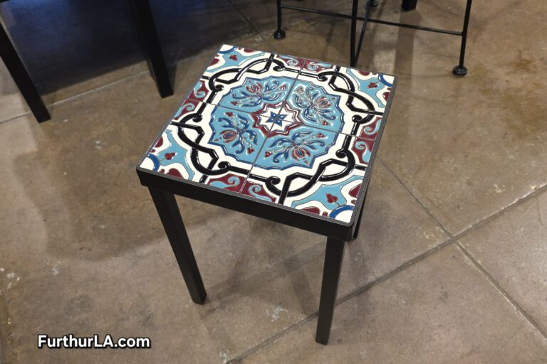 Malibu tile side table