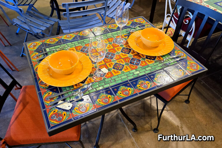 Talavera tile outdoor patio or kitchen table