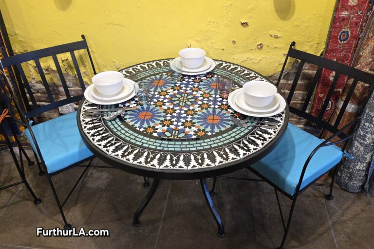 Malibu tile outdoor patio or kitchen table