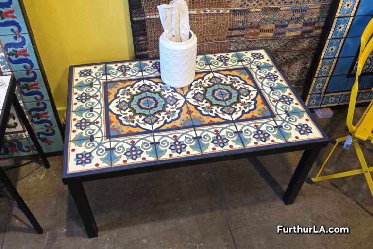 malibu tile handmade coffee table