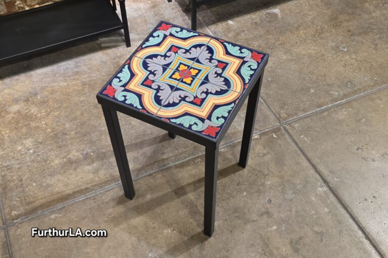 Malibu tile side table